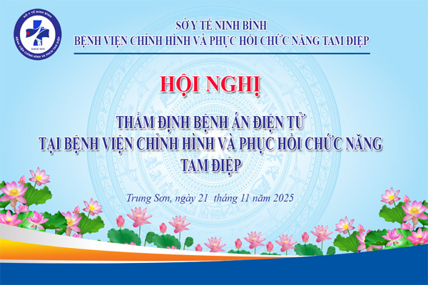 Hội nghị thẩm định bệnh án điện tử tại Bệnh viện Chỉnh hình và PHCN Tam Điệp