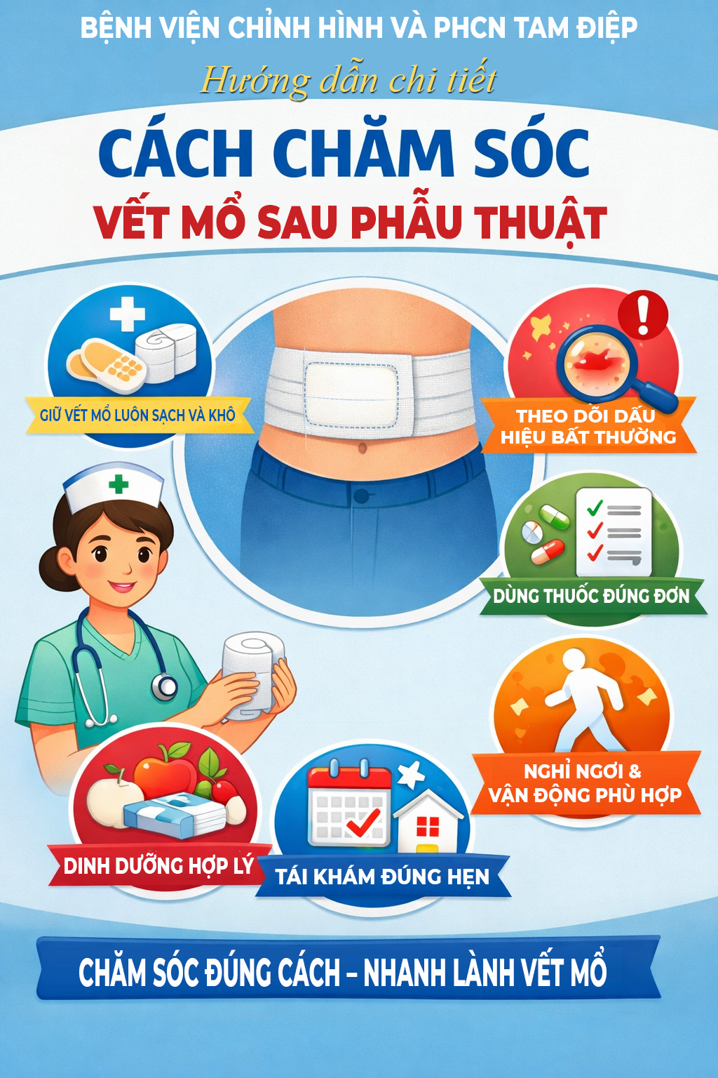 cach cham soc vet mo