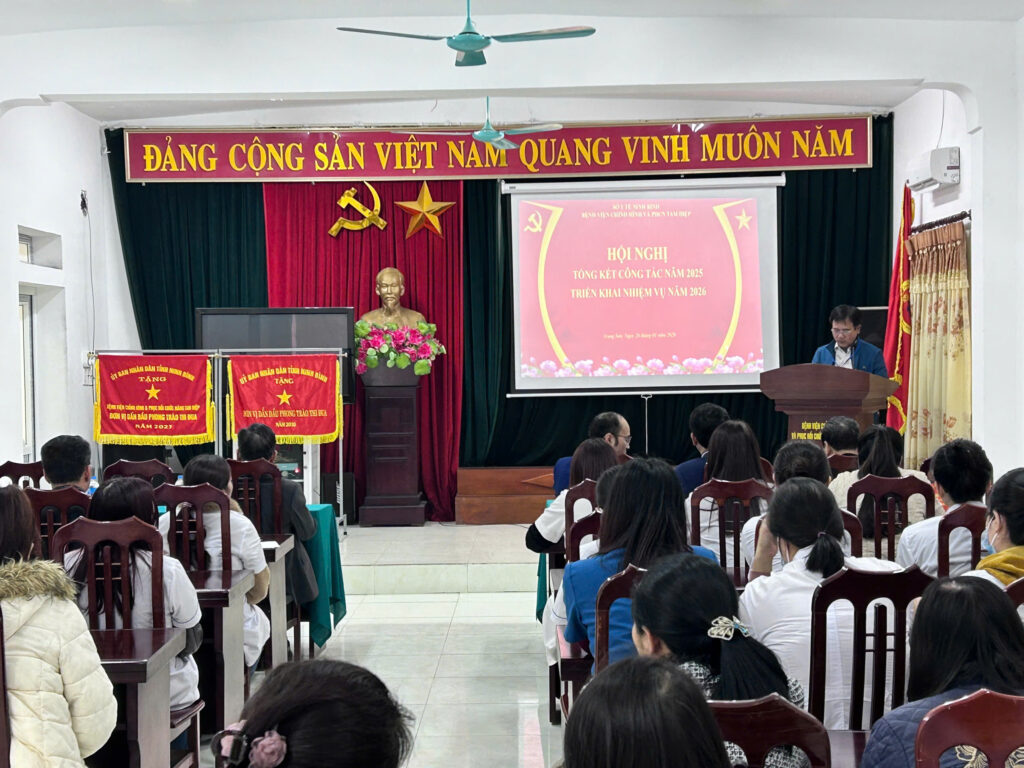 BỆNH VIỆN CHỈNH HÌNH VÀ PHỤC HỒI CHỨC NĂNG TAM ĐIỆP TỔ CHỨC HỘI NGHỊ TỔNG KẾT CÔNG TÁC NĂM 2025 – TRIỂN KHAI NHIỆM VỤ NĂM 2026