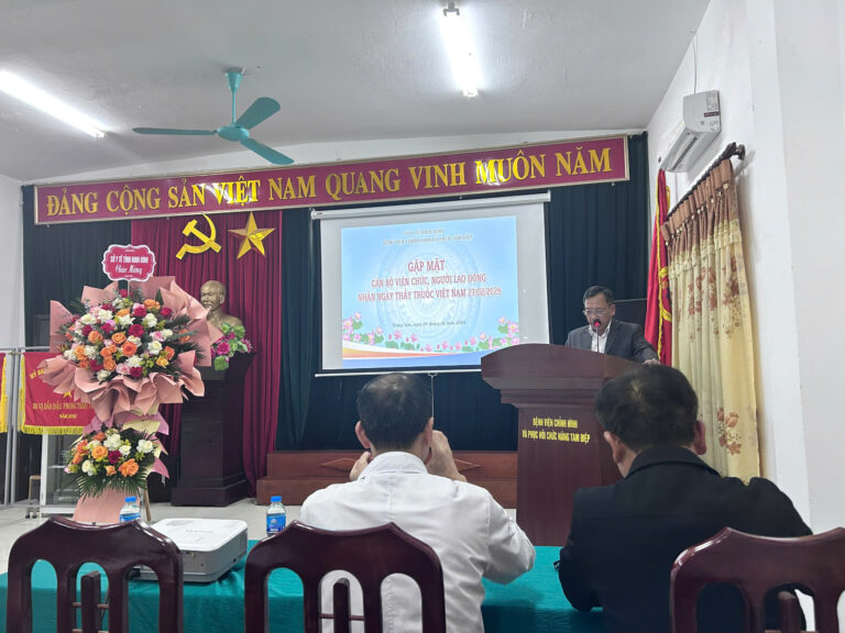 Bệnh viện Chỉnh hình và PHCN Tam Điệp tổ chức Gặp mặt nhân ngày Thầy thuốc Việt Nam 27/02/2026