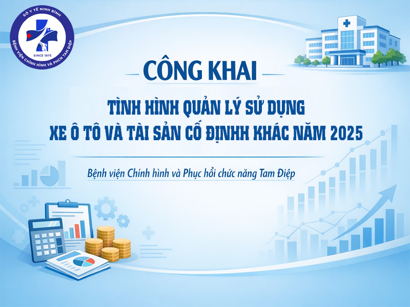 Công khai tình hình quản lý, sử dụng xe ô tô và tài sản cố định khác năm 2025