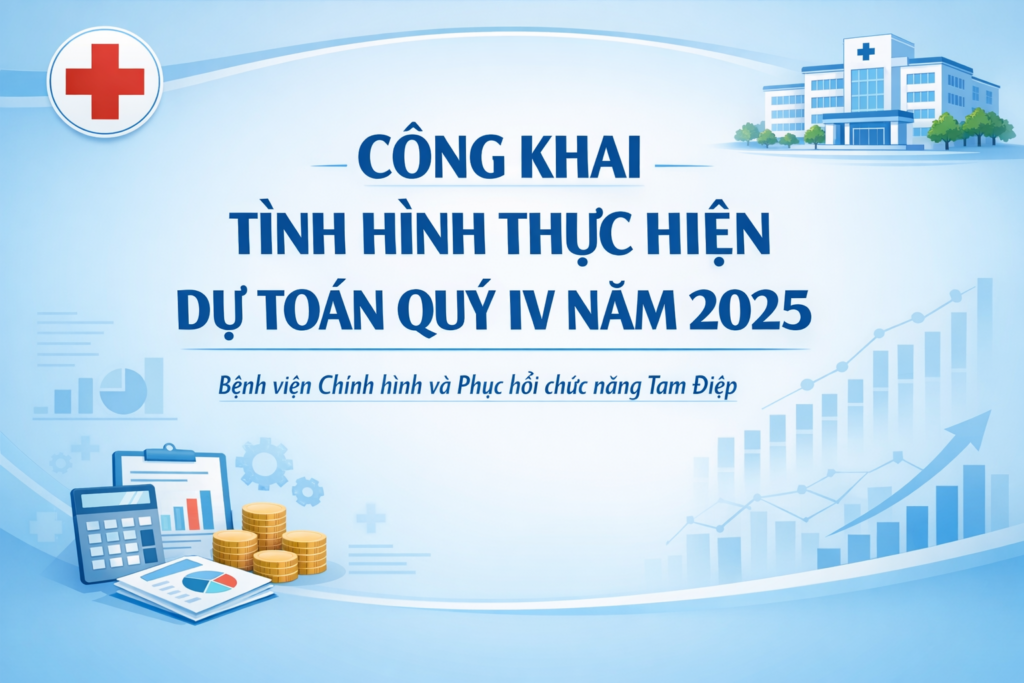 Công khai tình hình thực hiện dự toán Quý IV năm 2025