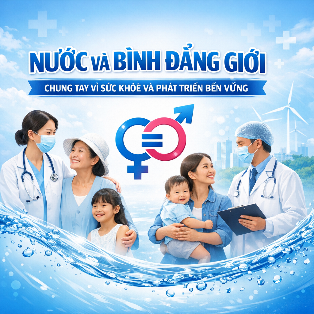 NƯỚC VÀ BÌNH ĐẲNG GIỚI – CHUNG TAY VÌ SỨC KHỎE VÀ PHÁT TRIỂN BỀN VỮNG nuoc va binh dang gioi
