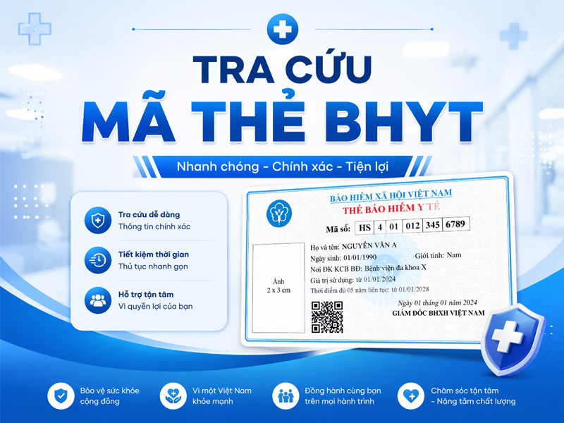 Tra mã thẻ BHYT và mức hướng mới nhất năm 2026