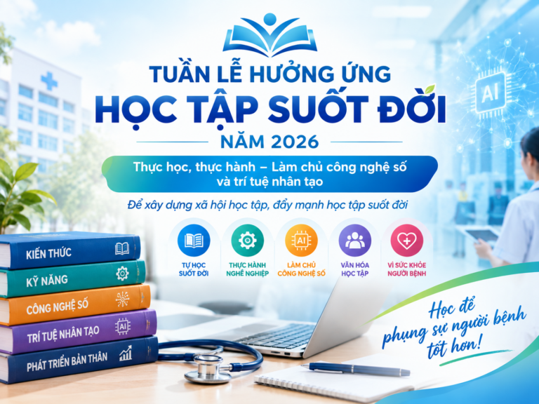 TUẦN LỄ HƯỞNG ỨNG HỌC TẬP SUỐT ĐỜI NĂM 2026: THỰC HỌC, THỰC HÀNH – LÀM CHỦ CÔNG NGHỆ SỐ VÀ TRÍ TUỆ NHÂN TẠO