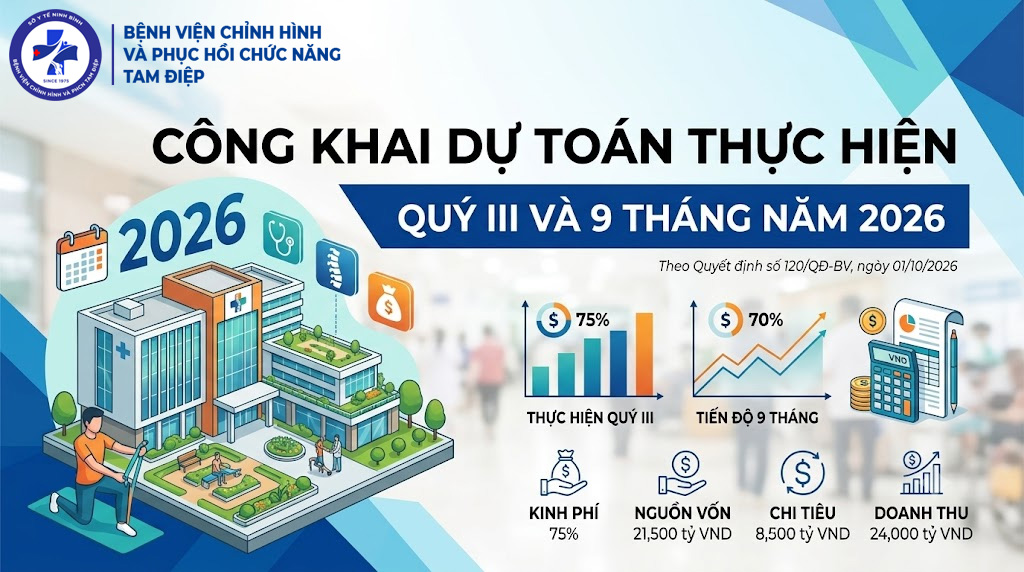 CÔNG KHAI TÌNH HÌNH THỰC HIỆN DỰ TOÁN QUÝ III, 9 THÁNG NĂM 2026